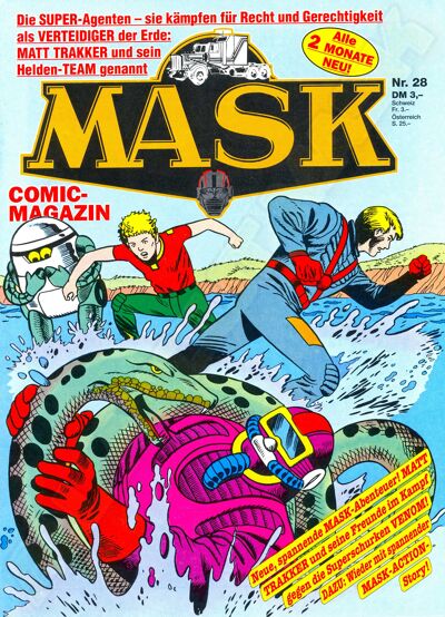 M.A.S.K. M.A.S.K. German comic no. 28 M.A.S.K. M.A.S.K. German comic no. 28